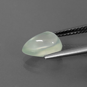 2.08캐럿 천연 그린 프레나이트, 투명한, 9.5×6.7 mm, 투명/반투명