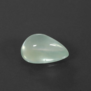 3.84캐럿 천연 그린 프레나이트, 투명한, 11.9×8.2 mm, 투명/반투명