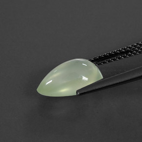 2.43캐럿 천연 녹색 프레나이트, 투명한, 투명/반투명