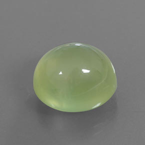 15.68캐럿 천연 그린 프레나이트, 투명한, 14.8×13.5 mm, 투명/반투명
