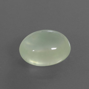 8.89캐럿 천연 그린 프레나이트, 투명한, 14×11 mm, 투명/반투명
