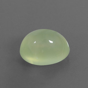 8.99캐럿 천연 그린 프레나이트, 투명한, 13.6×10.7 mm, 투명/반투명