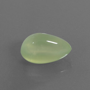 5.93캐럿 천연 그린 프레나이트, 투명한, 13.7×8.1 mm, 투명/반투명