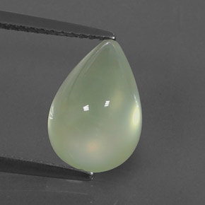 4.75캐럿 천연 그린 프레나이트, 투명한, 11.8×8.1 mm, 투명/반투명
