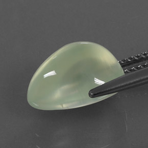 4.75캐럿 천연 그린 프레나이트, 투명한, 11.8×8.1 mm, 투명/반투명