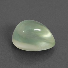 2.35캐럿 천연 그린 프레나이트, 투명한, 9.1×6.2 mm, 투명/반투명