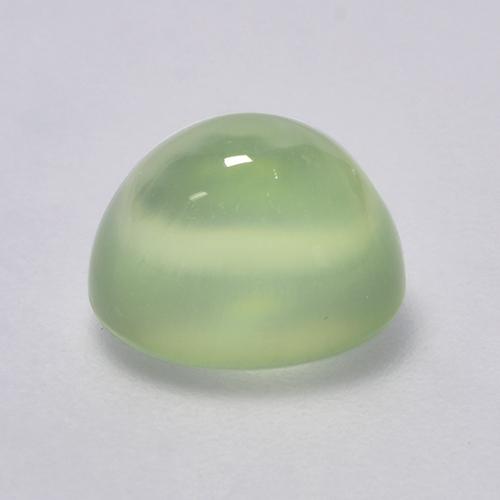 2.74캐럿 천연 미디엄 그린 프레나이트, 타원형 컷, 8.5×6.6 mm, 투명한