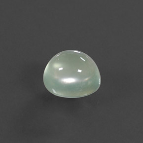 3.58캐럿 천연 그린 프레나이트, 투명한, 8.9×7.8 mm, 투명/반투명