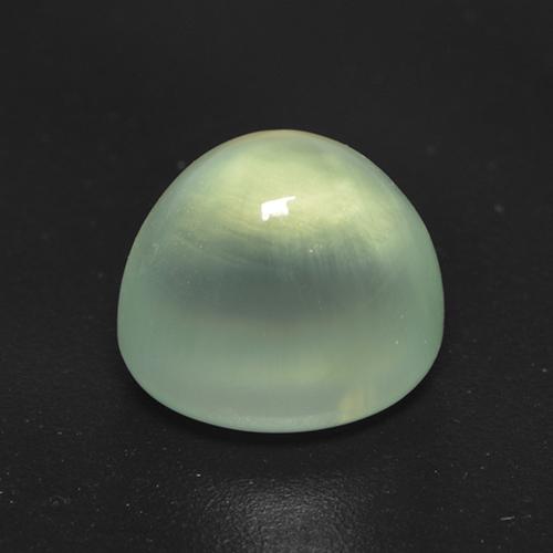 2.08캐럿 천연 Pale Yellowish Green    프레나이트, 타원형 컷, 8.6×7 mm, 투명한