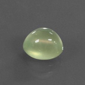 2.48캐럿 천연 그린 프레나이트, 투명한, 8.4×7.3 mm, 투명/반투명