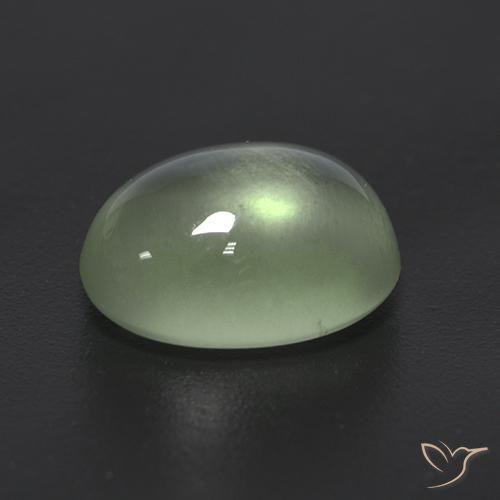 2.72캐럿 천연 Yellow Green  프레나이트, 타원형, 투명한