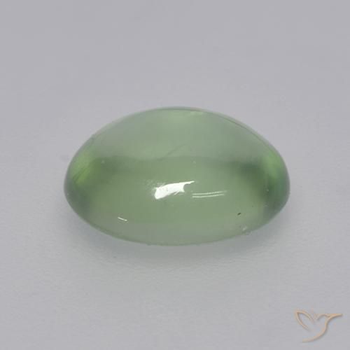 1.73캐럿 천연 Very Light Green  프레나이트, 타원형, 투명한