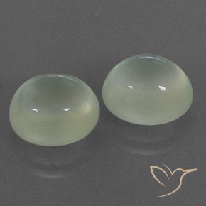 6.26캐럿 천연 Light Hazel Green    프레나이트 보석, 타원형, 투명/반투명
