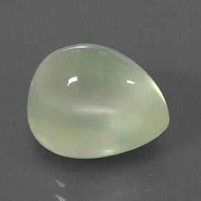 9.95캐럿 천연 그린 프레나이트, 투명한, 13.2×10.7 mm, 투명/반투명