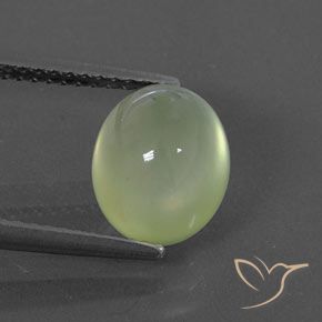 3.67ct 자연스러운 Yellow Green  프레나이트, 타원형, 투명/반투명