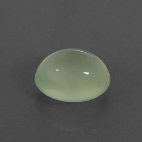 3.50캐럿 천연 Light Green  프레나이트, 투명한, 10.2×8 mm, 투명/반투명