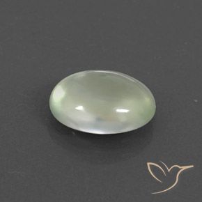2.68캐럿 천연 Pale Green  프레나이트, 타원형, 투명한