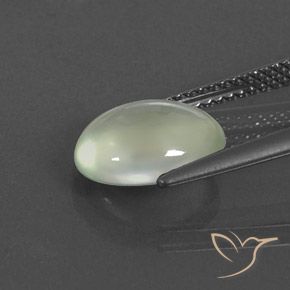 2.68캐럿 천연 Pale Green  프레나이트, 타원형, 투명한