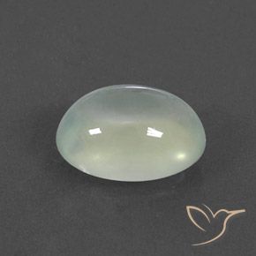 2.95캐럿 천연 Light Yellow Green  프레나이트, 타원형, 투명한
