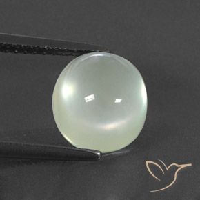 3.36ct 자연스러운 Warm Green  프레나이트, 타원형, 투명/반투명