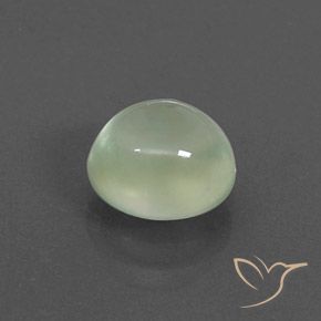 2.37캐럿 천연 Pale Green  프레나이트, 타원형, 투명/반투명