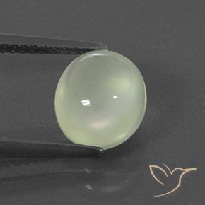 2.64ct 자연스러운 Medium Green  프레나이트, 타원형, 투명/반투명