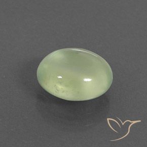 2.40캐럿 천연 Pale Pear Green  프레나이트, 타원형, 투명/반투명