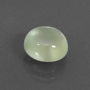 2.99캐럿 천연 그린 프레나이트, 투명한, 8.77 mm, 투명/반투명