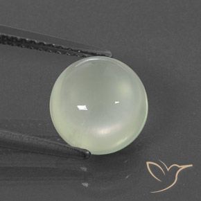 2.83ct 자연스러운 Warm Light Green  프레나이트, 타원형, 투명/반투명