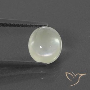 1.70ct 자연스러운 Light Green  프레나이트, 타원형, 투명한