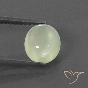 2.01ct 자연스러운 Medium Green  프레나이트, 타원형, 투명한