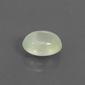 1.68캐럿 천연 Medium Green  프레나이트, 투명한, 8.3×6.5 mm, 투명/반투명