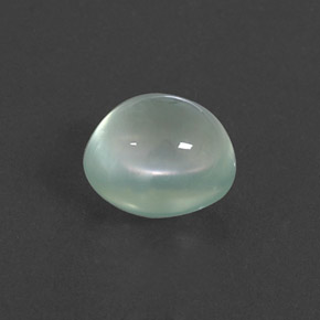 2.82캐럿 천연 그린 프레나이트, 투명한, 8.6×7.3 mm, 투명/반투명