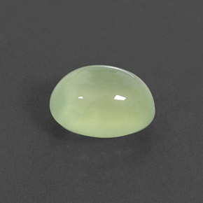 2.48캐럿 천연 그린 프레나이트, 투명한, 9.2×7.2 mm, 투명/반투명