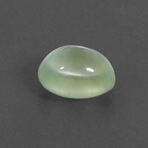 2.63캐럿 천연 그린 프레나이트, 투명한, 9.2×7.1 mm, 투명/반투명