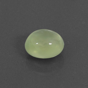 0.99캐럿 천연 그린 프레나이트, 투명한, 6.6×5.8 mm, 투명/반투명