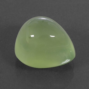 5.44캐럿 천연 그린 프레나이트, 투명한, 10.6×9.1 mm, 투명/반투명