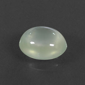 2.55캐럿 천연 그린 프레나이트, 투명한, 9.3×7.9 mm, 투명/반투명