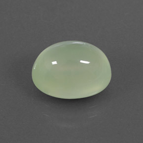 5.17캐럿 천연 그린 프레나이트, 투명한, 11.3×8.8 mm, 투명/반투명