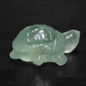 14.47캐럿 천연 그린 프레나이트, 투명한, 19.7×13.9 mm, 투명/반투명
