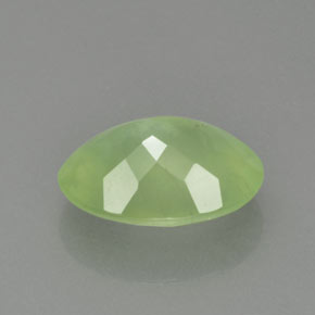8.71캐럿 천연 그린 프레나이트, 투명한, 15.9×12 mm, 투명/반투명
