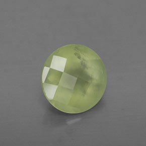 1.73캐럿 천연 그린 프레나이트, 투명한, 8.02 mm, 투명/반투명
