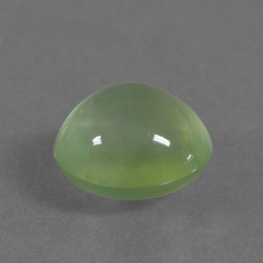 2.36캐럿 천연 라임 그린 프레나이트, 타원형 컷, 8.3×7.1 mm, 투명한
