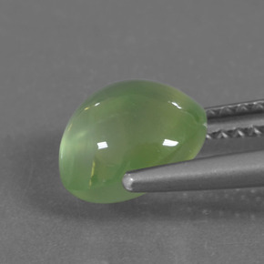 2.36캐럿 천연 라임 그린 프레나이트, 타원형 컷, 8.3×7.1 mm, 투명한