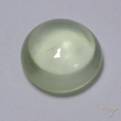 1.73ct 자연스러운 매우 밝은 녹색 프레나이트, 둥근, 투명한