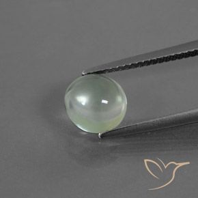1.98ct 자연스러운 매우 밝은 녹색 프레나이트, 둥근, 투명한
