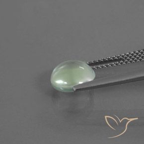 1.98캐럿 천연 매우 밝은 녹색 프레나이트, 둥근, 투명한