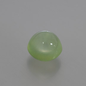 3.17캐럿 천연 그린 프레나이트, 투명한, 7.98 mm, 투명/반투명