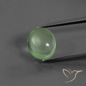 2.80ct 자연스러운 황록색 프레나이트, 타원형, 투명한