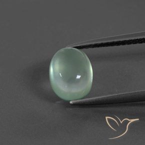 2.10ct 자연스러운 민트 그린 프레나이트, 타원형, 투명한